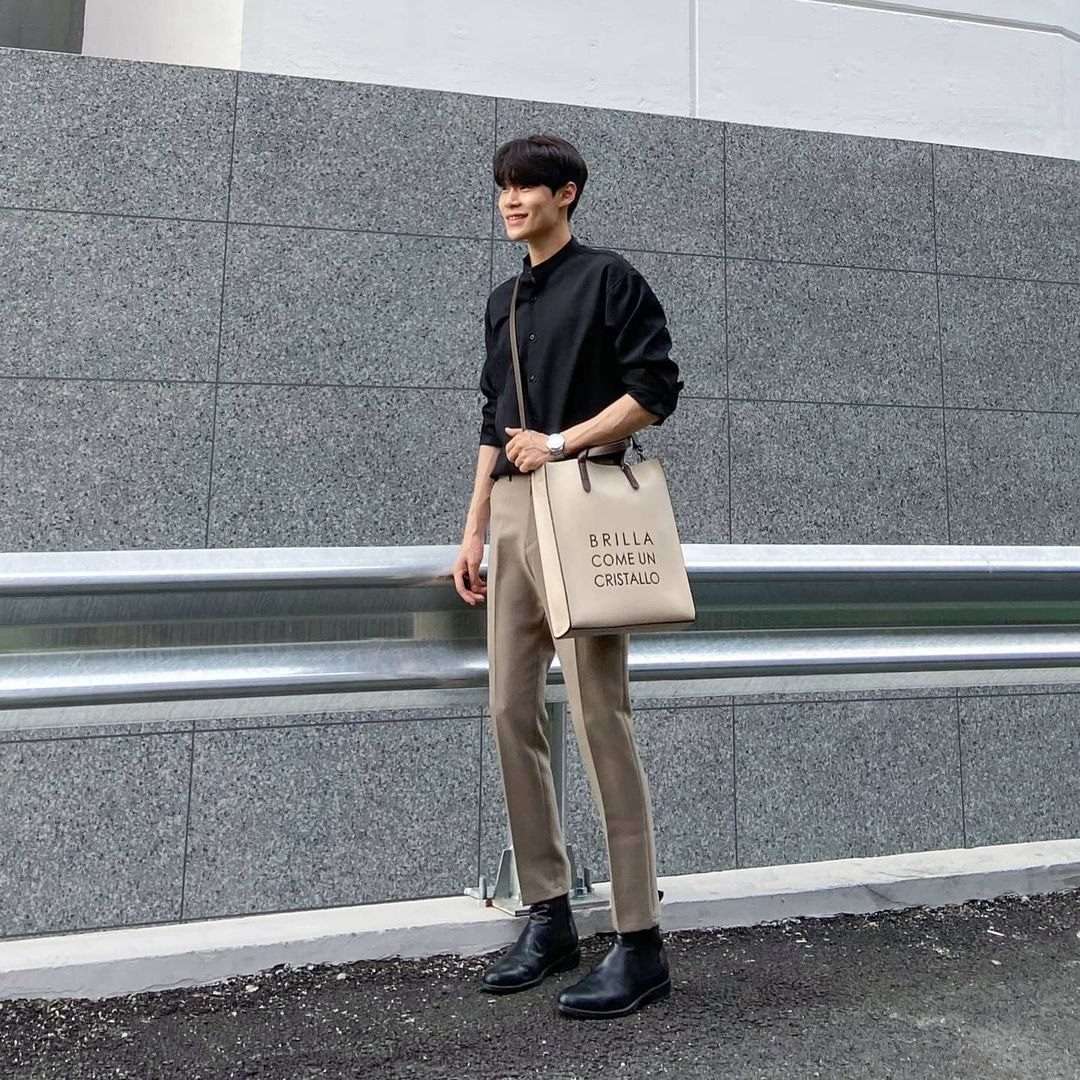 BBYB | 비비와이비 [@jun_seonng] MARCE Slim Unisex Tote Bag (Sand Ivory)