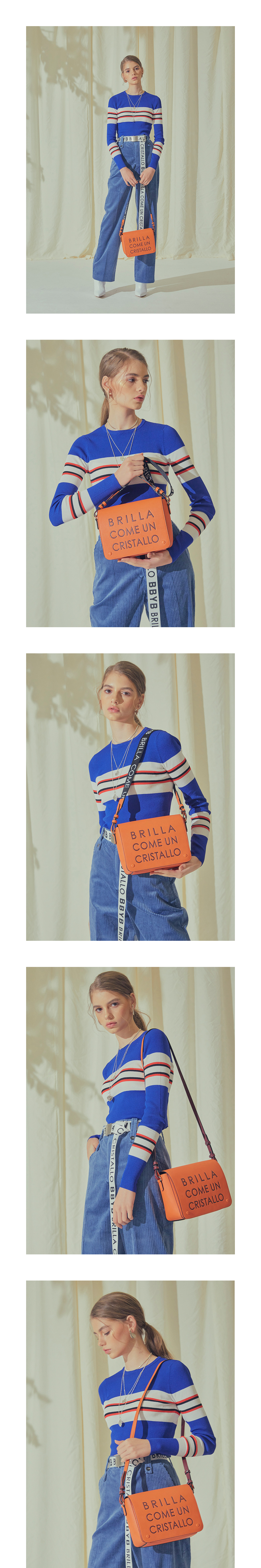 BBYB 우주소녀 은서 착용 MARCE Shoulder Bag Fiesta Orange)
