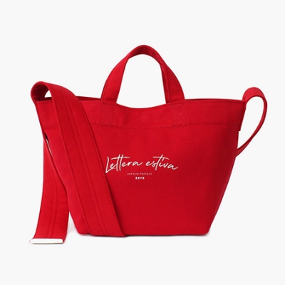 POST Canvas 2way Bag (M) Red