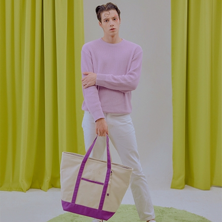 Tropical Market Bag (Extra-large) Purple