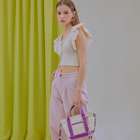 Tropical Market Bag (Mini) Purple